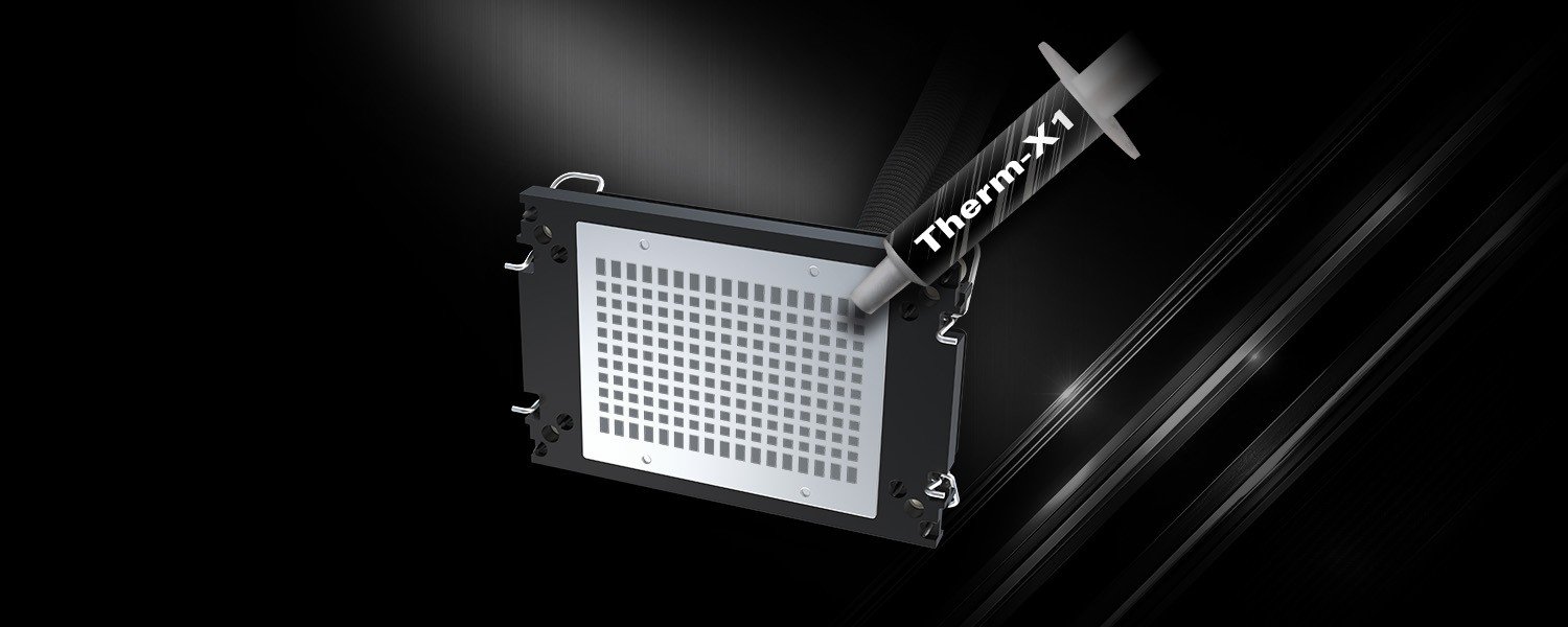 Pre-applied ASRock Therm-X1 Thermal Grease